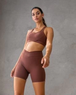 Elite Eleven Cross Over Sports Bra - Cappuccino 7 Elite Eleven Cross Over Sports Bra - Cappuccino -Fit Style Shop 0J1A0726 c4e3b3b3 281f 4317 83c1 7bc76ab5bda2