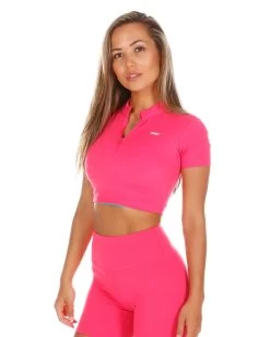 Elite Eleven Aura Zip Tee - Pink