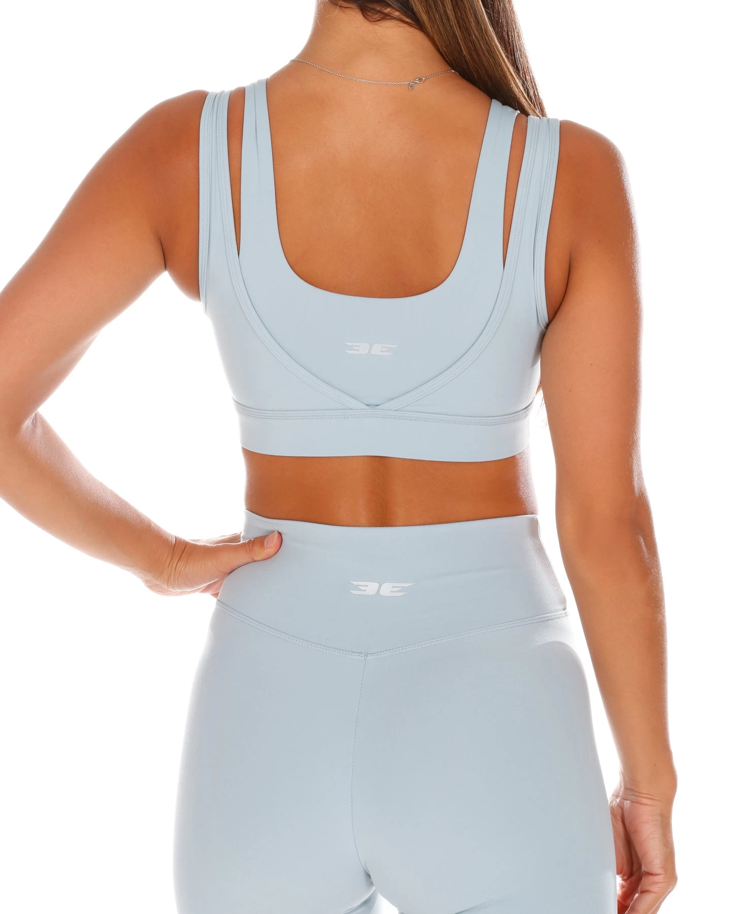 Elite Eleven Dual Strap Bra - Light Blue 4 Elite Eleven Dual Strap Bra - Light Blue - Image 4