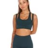 Elite Eleven Dual Strap Bra - Deep Forest