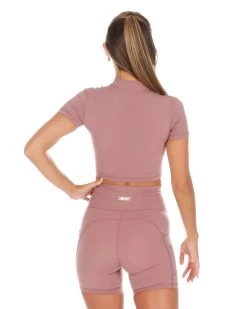 Elite Eleven Aura Zip Tee - Soft Rose 5 Elite Eleven Aura Zip Tee - Soft Rose -Fit Style Shop AURA1 218