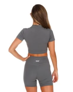 Elite Eleven Aura Zip Tee - Cloud Grey 5 Elite Eleven Aura Zip Tee - Cloud Grey -Fit Style Shop AURA1 291