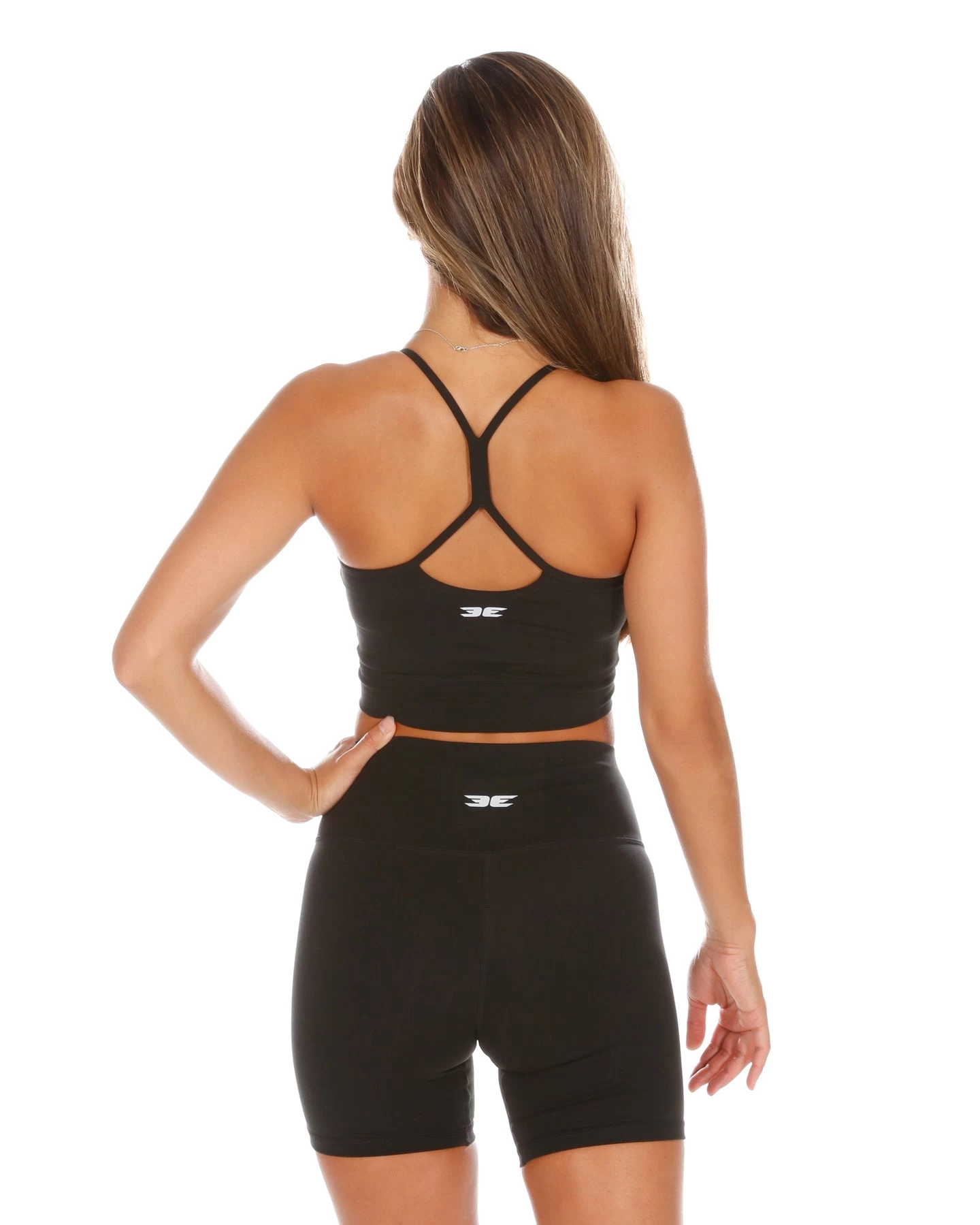 Elite Eleven Cross Over Cropped Tank - Black 2 Elite Eleven Cross Over Cropped Tank - Black - Image 2