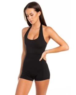Elite Eleven Halter Unitard - Black -Fit Style Shop BIGECOMDAYOCT45444