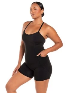 Elite Eleven Contour Unitard - Black 9 Elite Eleven Contour Unitard - Black -Fit Style Shop BIGECOMDAYOCT45490