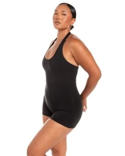 Elite Eleven Halter Unitard - Black -Fit Style Shop BIGECOMDAYOCT45579