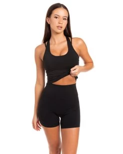 Elite Eleven Aura Racer Tank - Black -Fit Style Shop BIGECOMDAYOCT45632