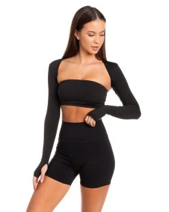 Elite Eleven Aura Shrug - Black -Fit Style Shop BIGECOMDAYOCT45916