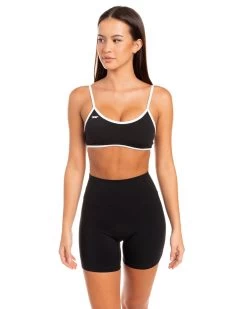 Elite Eleven Micro Contrast Bra - Black -Fit Style Shop BIGECOMDAYOCT46021