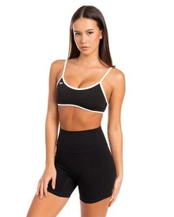 Elite Eleven Micro Contrast Bra - Black -Fit Style Shop BIGECOMDAYOCT46030