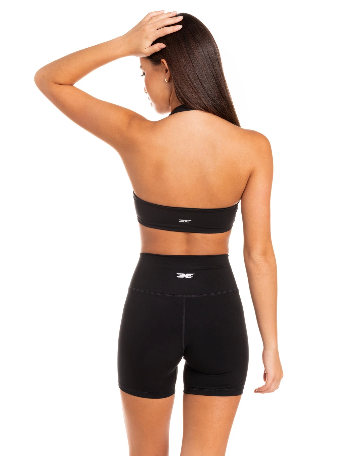 Elite Eleven Halter Scrunch Bra - Black 6 Elite Eleven Halter Scrunch Bra - Black - Image 6