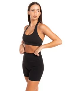 Elite Eleven Halter Bra - Black -Fit Style Shop BIGECOMDAYOCT46405