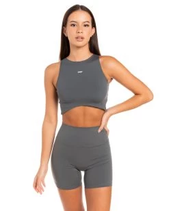 Elite Eleven Aura Curve Tank - Cloud Grey
