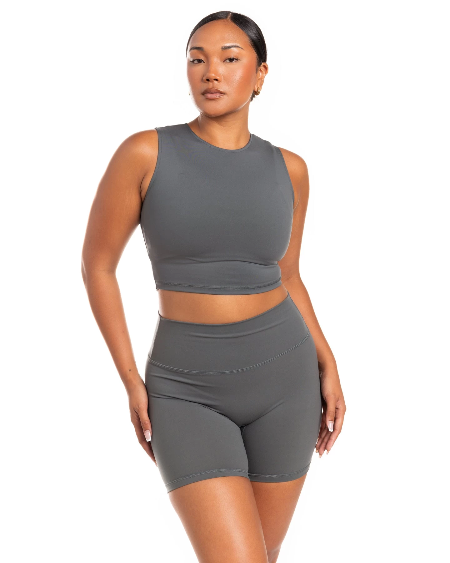 Elite Eleven Aura Boxy Tank - Cloud Grey 3 Elite Eleven Aura Boxy Tank - Cloud Grey - Image 3