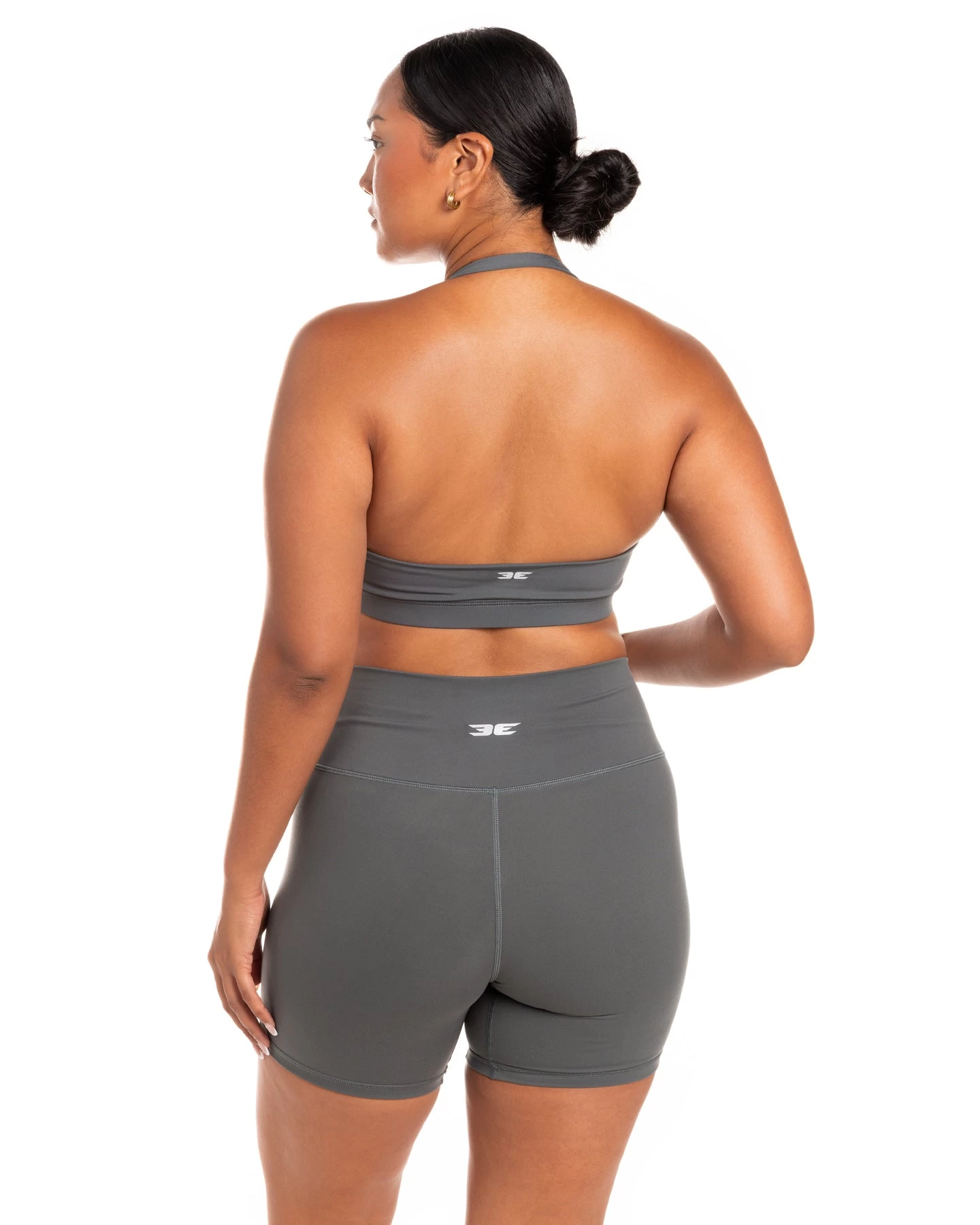 Elite Eleven Halter Bra - Cloud Grey 2 Elite Eleven Halter Bra - Cloud Grey - Image 2