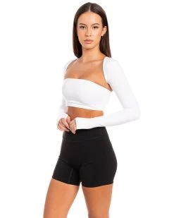Elite Eleven Aura Shrug - White 9 Elite Eleven Aura Shrug - White -Fit Style Shop BIGECOMDAYOCT47698