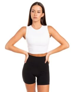 Elite Eleven Aura Boxy Tank - White