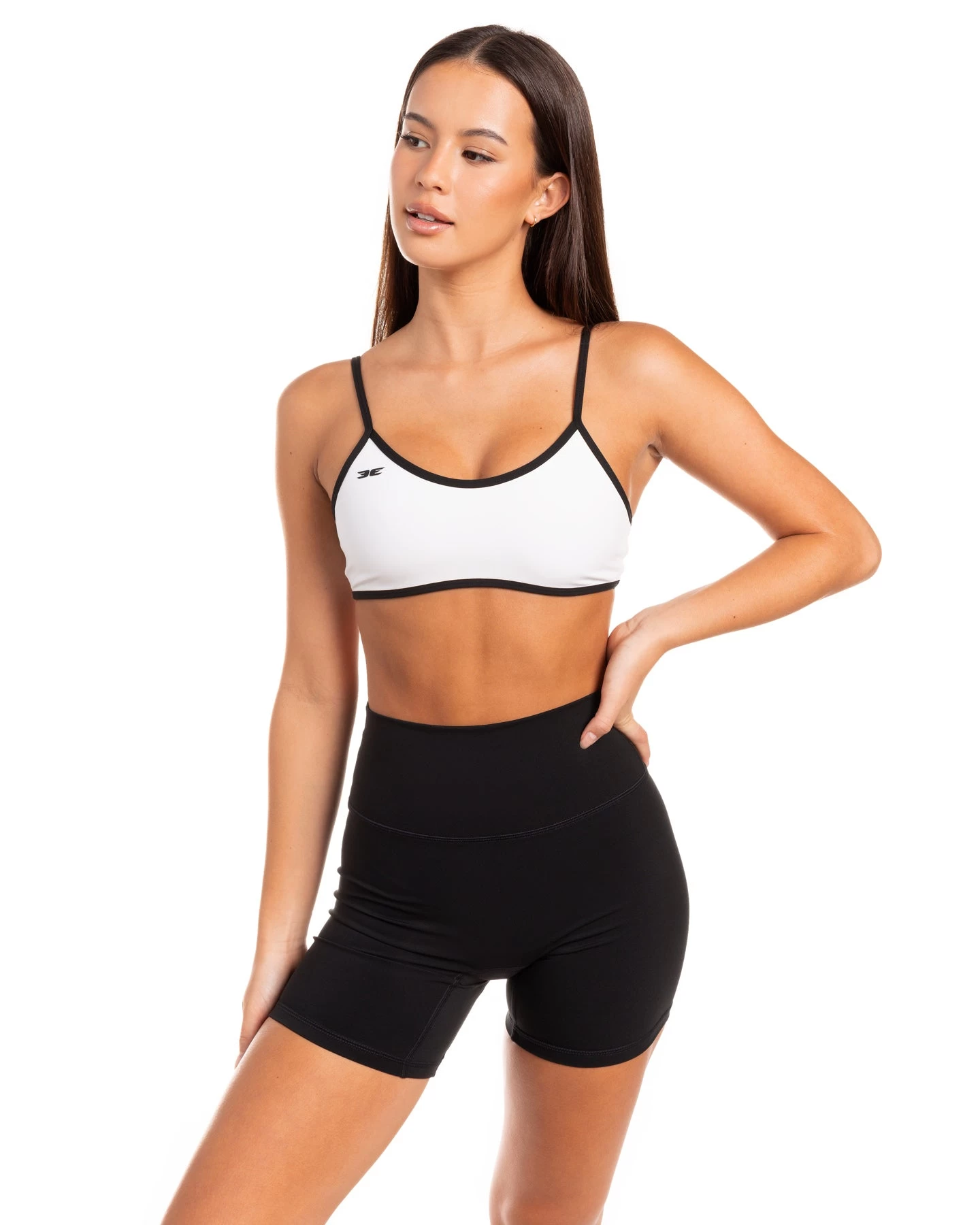 Elite Eleven Micro Contrast Bra - White 1 Elite Eleven Micro Contrast Bra - White