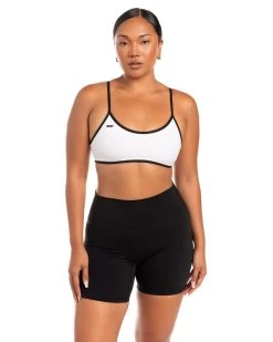 Elite Eleven Micro Contrast Bra - White 8 Elite Eleven Micro Contrast Bra - White -Fit Style Shop BIGECOMDAYOCT48076