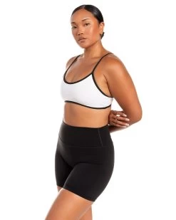 Elite Eleven Micro Contrast Bra - White 10 Elite Eleven Micro Contrast Bra - White -Fit Style Shop BIGECOMDAYOCT48081