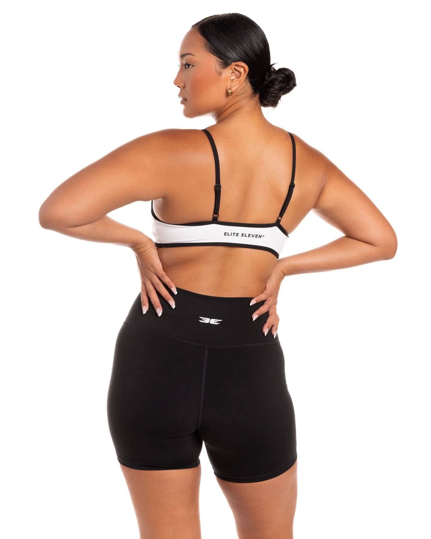 Elite Eleven Micro Contrast Bra - White 6 Elite Eleven Micro Contrast Bra - White - Image 6