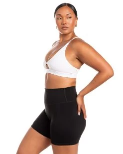 Elite Eleven Micro Twist Bra - White -Fit Style Shop BIGECOMDAYOCT48389