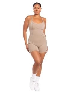 Elite Eleven Contour Unitard - Vintage Khaki -Fit Style Shop BIGECOMDAYOCT48525