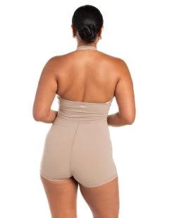 Elite Eleven Halter Unitard - Vintage Khaki -Fit Style Shop BIGECOMDAYOCT48590