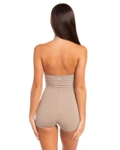 Elite Eleven Halter Unitard - Vintage Khaki -Fit Style Shop BIGECOMDAYOCT48642