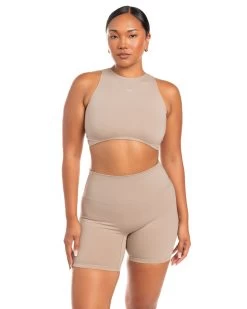 Elite Eleven Aura Curve Tank - Vintage Khaki