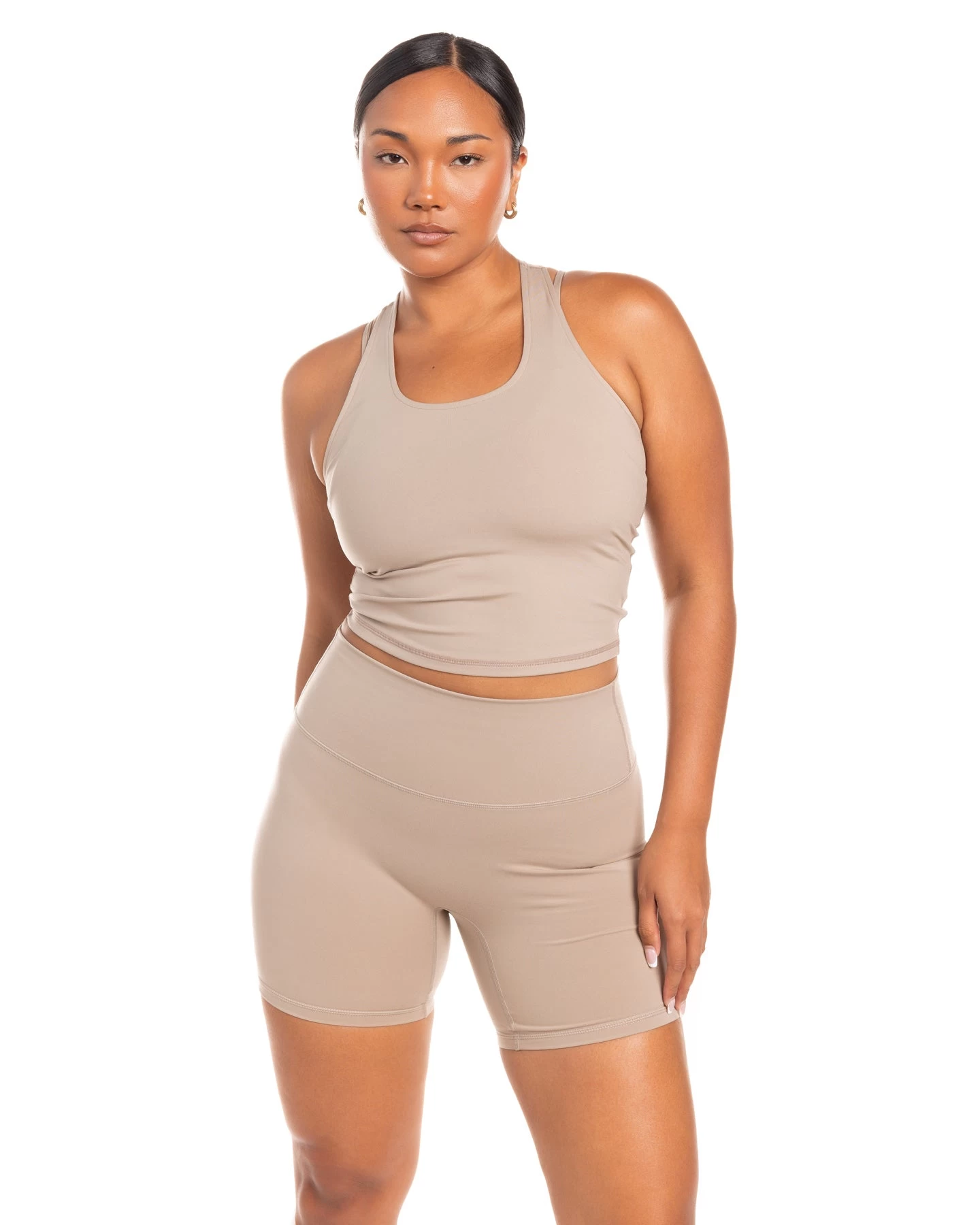 Elite Eleven Aura Racer Tank - Vintage Khaki 3 Elite Eleven Aura Racer Tank - Vintage Khaki - Image 3