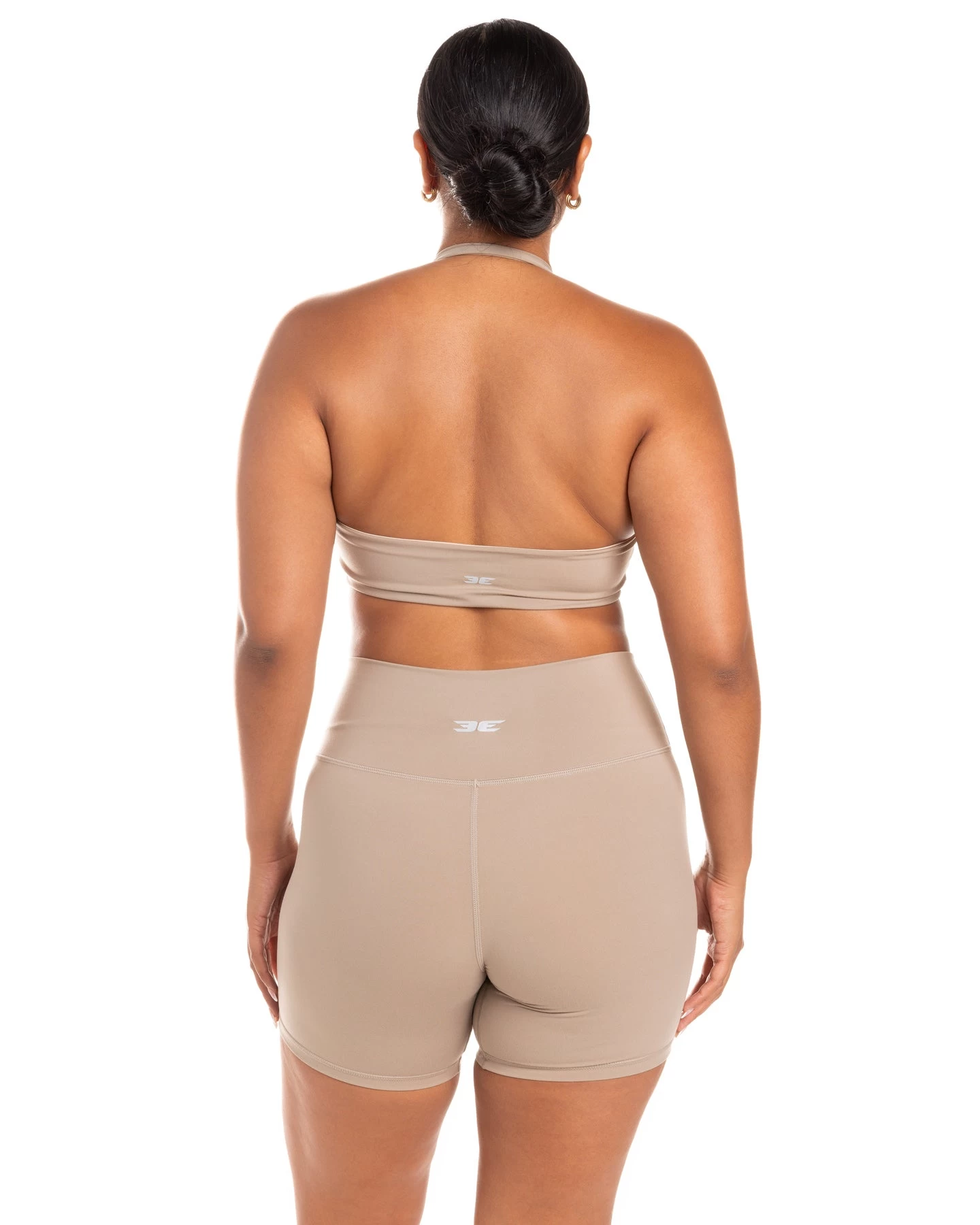 Elite Eleven Halter Scrunch Bra - Vintage Khaki 6 Elite Eleven Halter Scrunch Bra - Vintage Khaki - Image 6