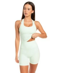 Elite Eleven Aura Racer Tank - Soft Jade