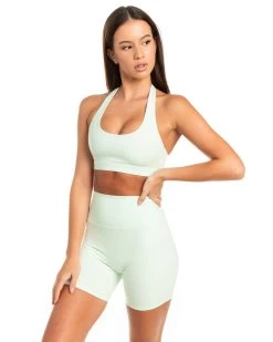 Elite Eleven Halter Bra - Soft Jade 9 Elite Eleven Halter Bra - Soft Jade -Fit Style Shop BIGECOMDAYOCT50865