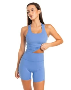 Elite Eleven Aura Racer Tank - Powder Blue