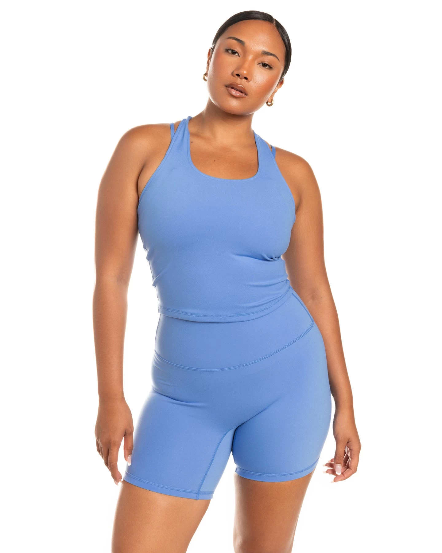 Elite Eleven Aura Racer Tank - Powder Blue 3 Elite Eleven Aura Racer Tank - Powder Blue - Image 3