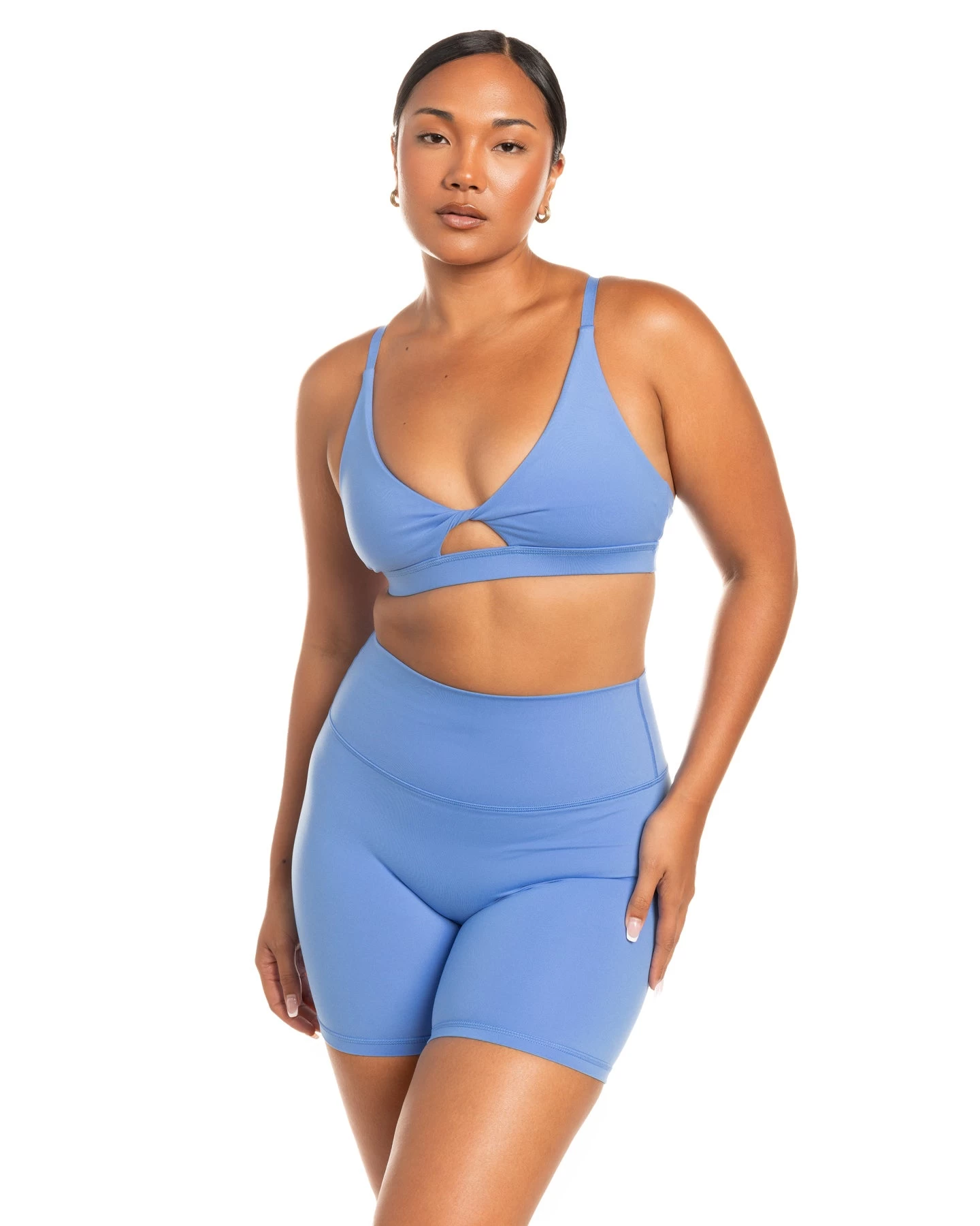 Elite Eleven Micro Twist Bra - Powder Blue 3 Elite Eleven Micro Twist Bra - Powder Blue - Image 3