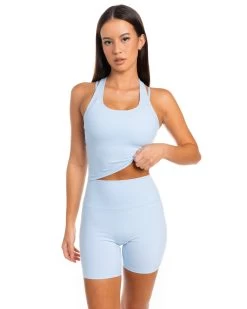 Elite Eleven Aura Racer Tank - Sky Blue 8 Elite Eleven Aura Racer Tank - Sky Blue -Fit Style Shop BIGECOMDAYOCT51971