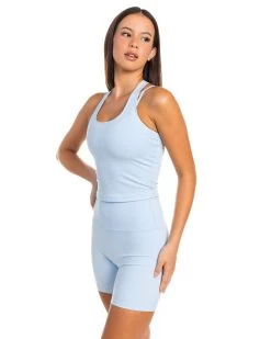 Elite Eleven Aura Racer Tank - Sky Blue 11 Elite Eleven Aura Racer Tank - Sky Blue -Fit Style Shop BIGECOMDAYOCT51978