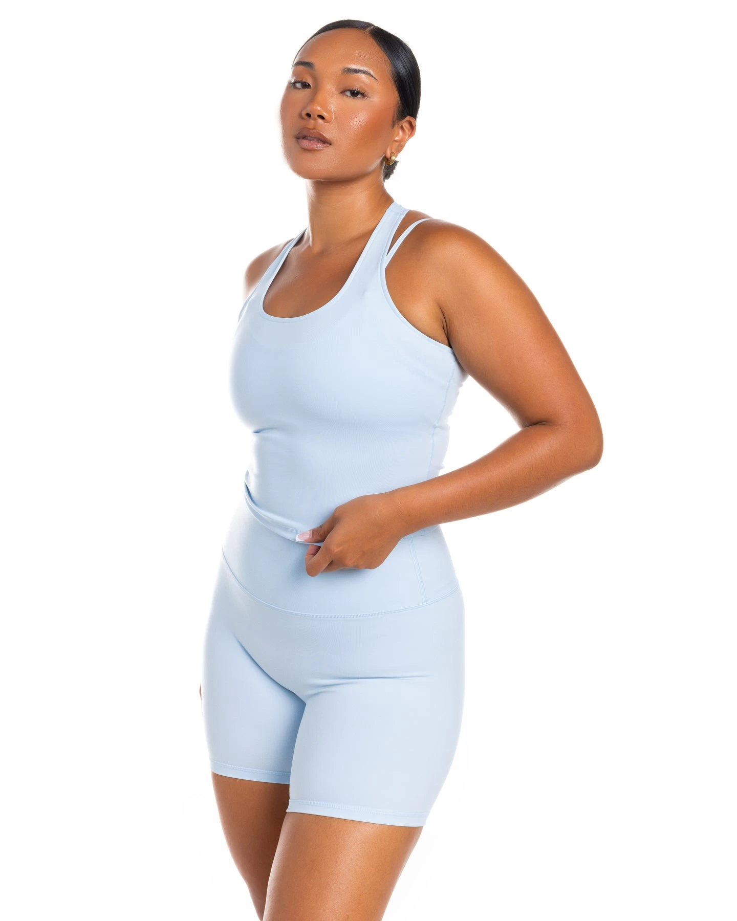 Elite Eleven Aura Racer Tank - Sky Blue 4 Elite Eleven Aura Racer Tank - Sky Blue - Image 4
