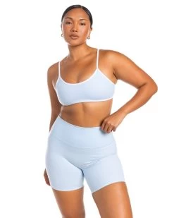 Elite Eleven Micro Contrast Bra - Sky Blue -Fit Style Shop BIGECOMDAYOCT52192