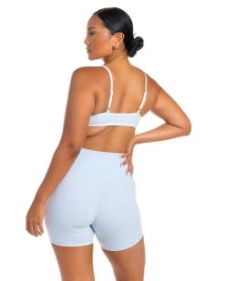 Elite Eleven Micro Contrast Bra - Sky Blue -Fit Style Shop BIGECOMDAYOCT52202