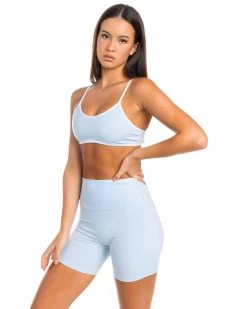 Elite Eleven Micro Contrast Bra - Sky Blue -Fit Style Shop BIGECOMDAYOCT52245