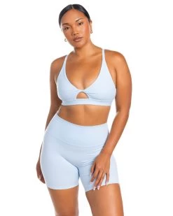 Elite Eleven Micro Twist Bra - Sky Blue -Fit Style Shop BIGECOMDAYOCT52455
