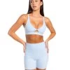 Elite Eleven Micro Twist Bra - Sky Blue