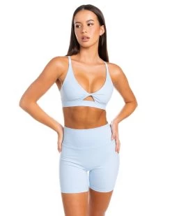 Elite Eleven Micro Twist Bra - Sky Blue