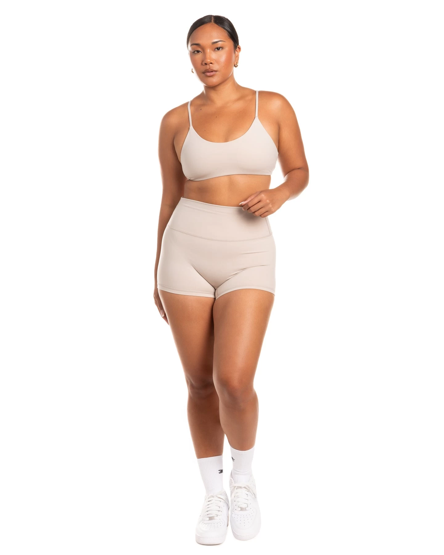 Elite Eleven Aura SF Micro Shorts - Oat Latte 5 Elite Eleven Aura SF Micro Shorts - Oat Latte - Image 5