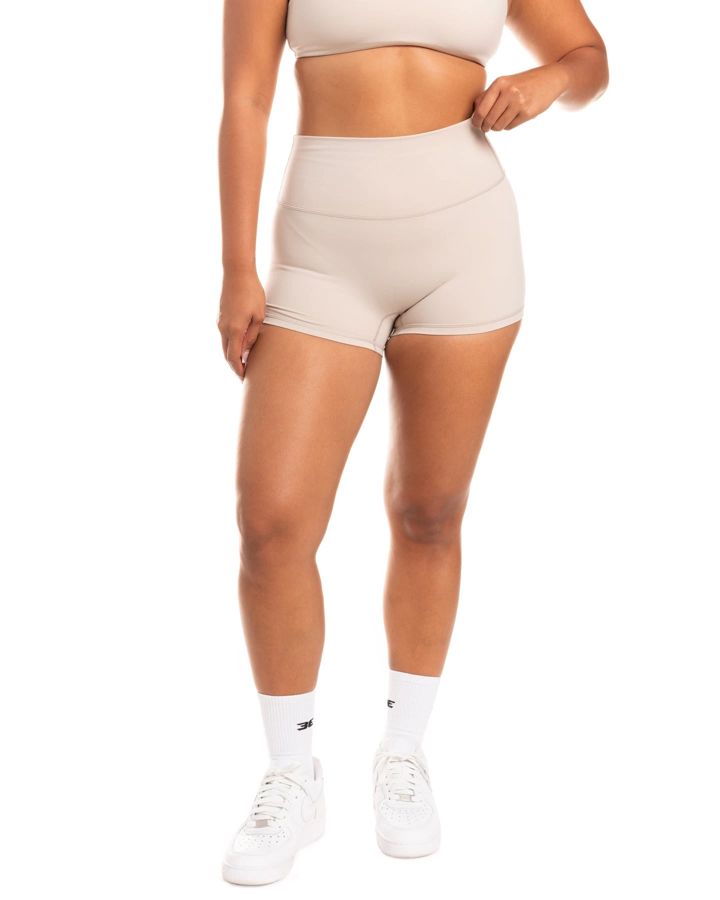 Elite Eleven Aura SF Micro Shorts - Oat Latte 6 Elite Eleven Aura SF Micro Shorts - Oat Latte - Image 6
