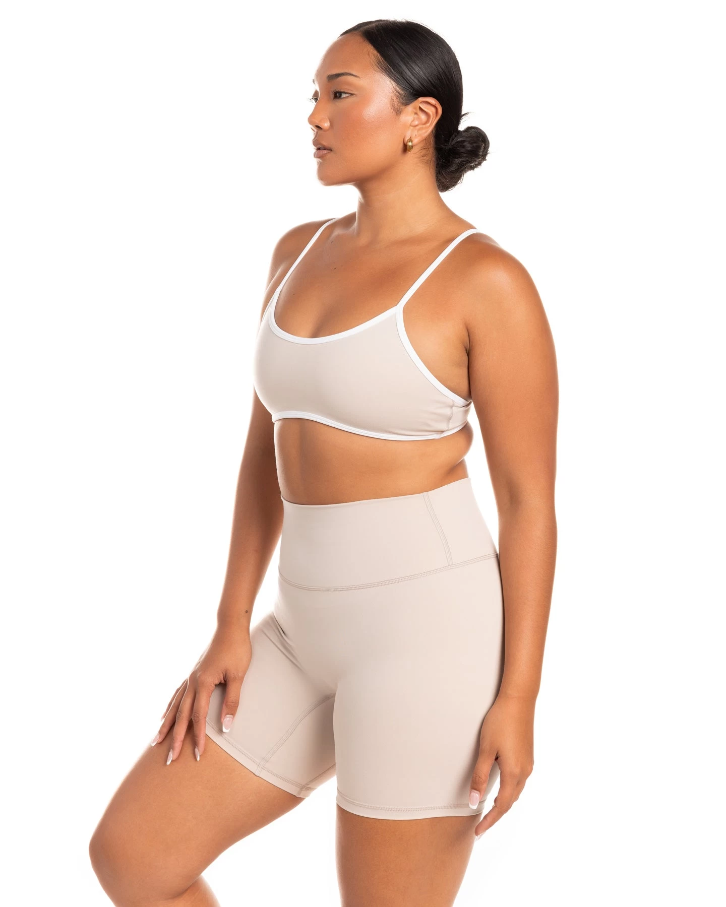 Elite Eleven Micro Contrast Bra - Oat Latte 5 Elite Eleven Micro Contrast Bra - Oat Latte - Image 5