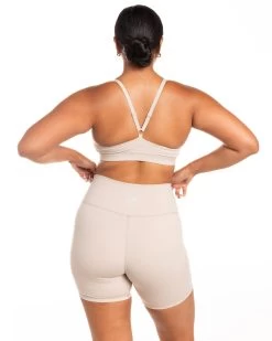 Elite Eleven Micro Twist Bra - Oat Latte -Fit Style Shop BIGECOMDAYOCT53247